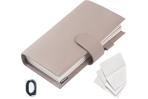 Moterm Companion Traveler's okładka na notatnik – ulepszona konstrukcja z kieszenią na plecach (standardowy rozmiar, żwirowo-taupe)