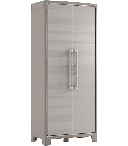 RUNMARÖ armoire avec portes, gris foncé intérieur/extérieur, 80x44x100