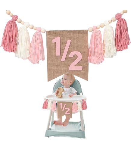 Banner Per Seggiolone Per Il Primo Compleanno, Decorazione