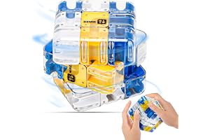 3D labyrint kula komplext pussel med rullande kulor, stor 3D labyrint kub 3 x 3, 3D kullabyrint kub magisk kub interaktiv för