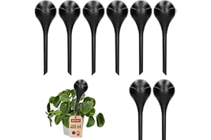 BROWIN® Kule nawadniające do roślin 720919 | zestaw do automatycznego nawadniania roślin 400 ml (4 szt., Czarne)