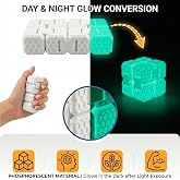 Fidget Cube Stres K&uuml;p&uuml; - ( Glow ) - 6 Fonksiyonlu Odaklanma ve Zihin Egzersizi