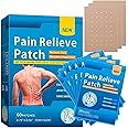 60Pcs Pain Relief Patches, Arthritis Herbal Heat Patches Heat Patches for Pain Relief Fast-Acting Patches Long Lasting Relief of Pains for Knee, Back, Neck, Shoulder Pain Knee Pain Relief Patch
