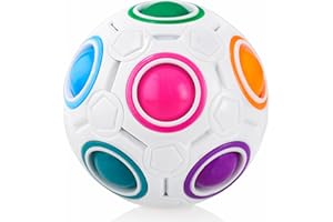 CUBIDI® Original Regenbogenball. Fidget Toys oder Anti Stress Spielzeug für Kinder und Erwachsene. Geschicklichkeits Spiele ab 4 Jahren Auch Nützlich Als Stressball Kinder.