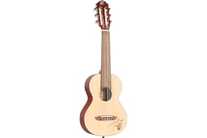 Ortega Guitars Mini Reise Gitarre – Mini Travel Series – Fichte, Mahagoni, Natur (RGL5)