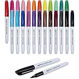 Amazon Basics - Pennarelli indelebili, confezione da 24 pezzi, Colori assortiti
