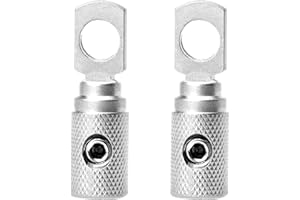 Conext Link RT8N-2 Set Screw Ring Terminal 2 Pack (8 Gauge, Nickel)
