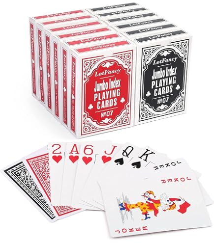 Carte Da Gioco Anziani Romme 2x55 Fogli – Francese, Cifre Extra Large 9x5,8 Cm - 4