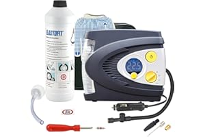 ‎ELASTOFIT ELASTOFIT Tyre Puncture Kit Tyre Sealant 10 Year Shelf Life Tyre Repair Kit (Flash II)