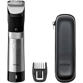Philips Sakal tarağı eki ve seyahat &ccedil;antası dahil SteelPrecision teknolojisine sahip Seri 9000 sakal d&uuml;zeltici (model BT9810/