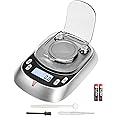 ACCT Milligram Scale, 50g-0.001g, 7 Units, High Precision Scale with LCD Backlit, Mini Gram scale with tare function, mg scale for Powder, Gold, Jewelry (Batteries Included)