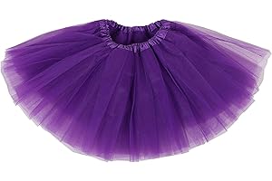 Ksnnrsng Damen Tüllrock Tütü Rock Tutu Röcke Schick Kleid Ballett Petticoat 50er Jahre Party zum Abend Erwachsene Weihnachten