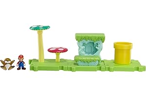 JAKKSPACIFIC Nintendo - Figurine Acorn Plains avec Mario - [Édition : Espagne]