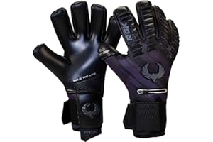 ‎RENEGADE GK Renegade GK Eclipse Profi-Torwarthandschuhe mit Fingerschutz (Größen 7-12, Level 5) 4+3MM EXT Contact Grip | Maximale Griffigkeit, Schutz und Komfort | Torwarthandschuhe Herren, Erwachsene, Jungen