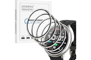 NEWZEROL 4 sztuki kompatybilnej folii do Amazfit Active 2, [pełne pokrycie] PMMA i PC (nie szkło hartowane) Ultra cienki, odporny na zarysowania ochraniacz ekranu o wysokiej rozdzielczości