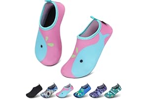 SAGUARO Kinder Badeschuhe Mädchen Schwimmschuhe Junge Schnell Trocken Outdoor Aqua Schuhe Pool Yoga，21-35EU
