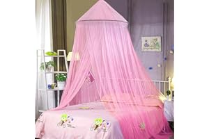 CUIDONGSHENG Baldacchino per Letto,Baldacchino per Bambini,Matrimoniale Baldacchino Letto,Zanzariera Baldacchino Baldacchino per Letto Bambina Zanzariera Baby Cupola Rotonda Letto Zanzariera Cupola.