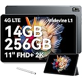 Tablet Android,Blackview Tab 16 11 Pollici 14(8+6)GB+256GB (TF 1TB),Tablet 4G LTE, 2K FHD+,Widevine L1,7680mAh,5G WiFi,Octa-C