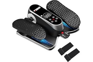 TODO Mini Under Desk Elliptical Machine, Elliptical Pedal Exerciser for Home, Cross Trainer with Remote Control & Non-Slip Pad, 12 Adjustable Speed, Low Impact, Portable