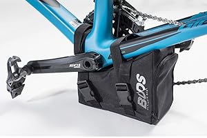 BUDS ULTIMATE BAG Support Vélo Universel de Buds-Sports - Compatible Avec Tous Les Types De Vélos, VTT, Gravel, VAE - Permet De Maintenir Le Vélo Quelle Que Soit La Housse Tout En Protégeant La Transmission