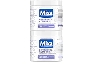 Mixa Pack Ahorro Crema Corporal Panthenol Comfort para pieles atópicas con 13% de [Glicerina + Pantenol]. Calma el picor. Apta para pieles sensibles y niños. 400 ml x2.