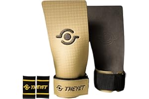Theyet Maniques pour Crossfit sans Trous | Poignets Cross Training en Coton Cadeau | Gants Gymnastique Homme et Femme | Grips Protection pour Les Mains, Poignées, Haltères, Barre Fitness, Unisexe