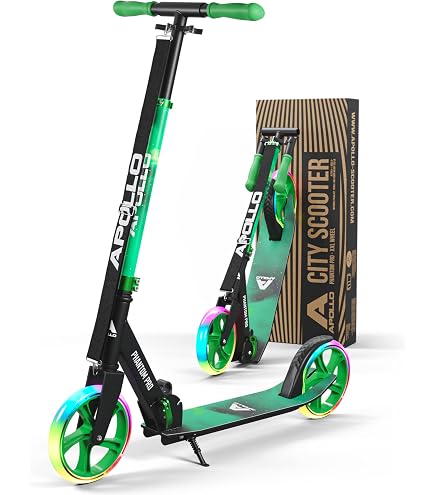 Set Di Ruote Di Ricambio Per Scooter Urbani Apollo Da 200 Mm - Pro Wheels Con Cuscinetti A Sfera ABEC 7, Ruote Di Ricambio Per Scooter Adatte Anche - 8
