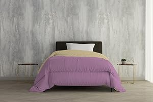 Italian Bed Linen Datex Piumino Invernale, Rosa/Beige, Una Piazza e Mezza