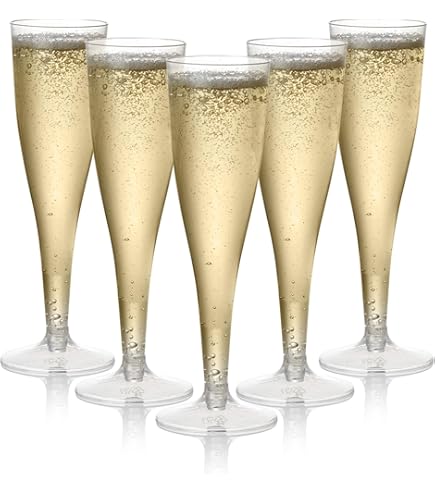 20 Bicchieri Vino Plastica Usa E Getta 200ml - Per Picnic, Feste E BBQ, Con Sottobicchieri - Foto 5