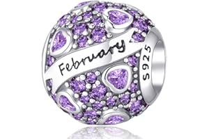 Symretie Ciondolo Donne in Argento Sterling 925, con Zirconia Cubica, Compatibile con Bead Charm Braccialetti Pandora e Collane Europei per Donne Ragazze