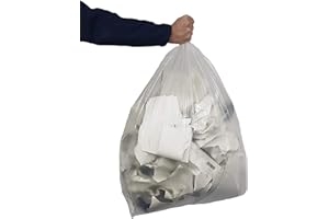 IDEAL 365 Clear Household Recycling Bin Bags - Pack of 400
