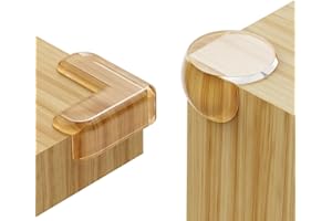 Protection Coin de Table Bébé, 16 PCS E-PROUSE Pré-adhésif Coin de Table Protection Bebe Protection, Meuble Bébé Protection Angle de Table avec Une Super Colle Améliorée