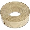 WoodPress® 30mm Real Oak Iron-On Edging – 7.5m Roll – Pre-Glued Wood Veneer Tape for Easy DIY Application – Will Cover the Edge of a Standard MDF Panel