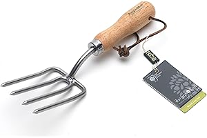 Burgon & Ball GTH/Srfrhs RHS Inoxydable Rond Tined Fourchette