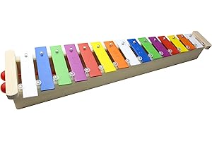 PRO KUSSION ProKussion Wood15GlockAlto 15 Key Glockenspiel with Wooden Resonating Chamber and Removable Keys