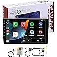 CAMFIRE 9 Inch Car Stereo Android 14 Touch Screen Music System Player Navigation Bluetooth Auto Android/Car Play Ram 4GB/ 32GB ROM Plug and Play