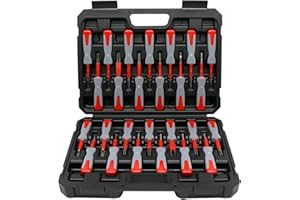 CHANG QI 26-TLG Terminal Removal Tool Kit, ISO-Stecker-Entriegelungswerkzeug, Stecker-Entriegelungswerkzeug Automobilstecker, Kabelstecker, Werkzeugsatz zum Entfernen von Stiften