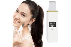 CARER SPARK Depurador de Piel, Espatula Ultrasonica con 4 Modos Depurador Portátil de Poros para Limpieza Profunda Eliminar Puntos Negros Exfoliación y Reafirmación