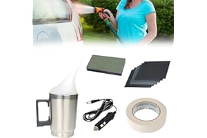 WIYETY Juego de preparación de faros, juego de pulido de faros, juego de reparación de faros, juego de vaporización de faros para coche, kit de renovación de vapor, para amarillear, arañazos, manchas,