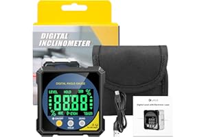 Niveau Laser Numérique Rechargeable Lytool avec Double Faisceau et 4 Côtés Magnétiques, Inclinomètre 4x90°, IP54, écran LCD, Chargement USB-C, pour Construction, Décoration et Bricolage