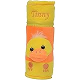 Alya Stretchable Soft Animal Popup Plush Feeding Bottle Cover Washable with Zipper Closure & Holding Strap Suitable Upto 250ml Feeding Bottles (Pack of 2)(Yellow Duck)