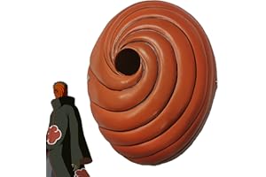 LEPYCOS Akatsuki Tobi Obito Máscara Látex Anime Cosplay Disfraz Regalo Halloween Accesorios Mascarada