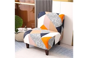 AQIGR Elástica Funda para Sillón sin Brazos Cubre Sofá de 1 Plaza Funda para Silla de Club Funda Reclinable Funda de Sofá Individual Modernas Fundas Protectoras Lavable (Color : #24, Size : 1 Pieza)