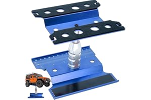 RC bilstativ lyft nedre justerbar arbetsstation aluminium 360 graders rotation