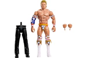 Mattel WWE Elite Collection SummerSlam Lex Luger Collectible Action Figure with Accessories & Referee Build-A-Figure Parts