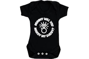 Hippowarehouse Mummy will you marry my daddy? baby vest bodysuit (short sleeve) boys girls