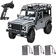 GoolRC MN 99s 2.4G 1/12 4WD RTR Crawler RC Car Off-Road Truck for Land Rover Vehicle Models 3 batteries