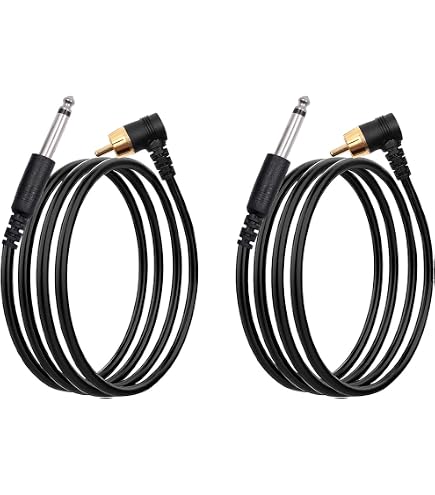 SUPVOX Tattoo Clip Cord – Silikon-Kabel Für Tätowiermaschinen, Blau, Feuerfest, Edelstahl-Anschlüsse