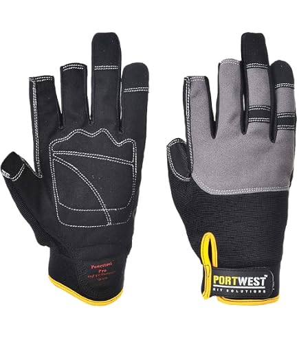 Paire De Gants En Cuir DIRTY RIGGER - Spécial Travail Sur Corde   S