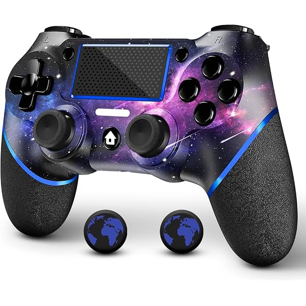 Kabelloser Controller Für PS4 & PC – Mit Dual-Vibration, Touchpad & Akku Für Langes Gaming